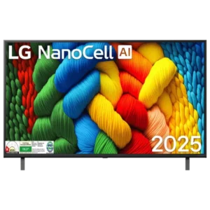 LG 43NANO83A6A 43-Inch 4K Ultra HD NanoCell Smart TV (2025 Model) | webOS AI ThinQ | Dolby Atmos | HDR10 / HLG