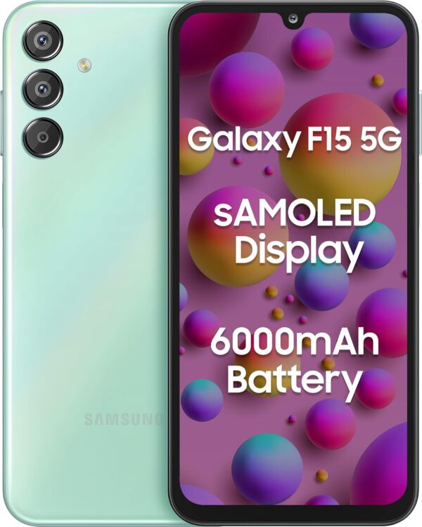 Samsung Galaxy F15 5G (6GB RAM, 128GB Storage) – 6000mAh Battery | sAMOLED Display | 50MP Triple Camera - Image 2