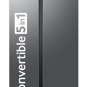 Samsung 653 L, 2 Star, Frost Free, Double Door, Convertible 5-in-1 Digital Inverter, Side By Side Refrigerator (RS76CG80X0S9HL, Silver, Refined Inox)