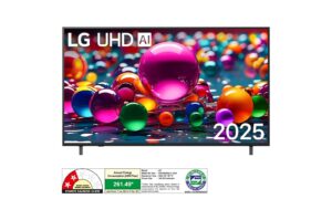 LG 65-inch (164 cm) 4K Ultra HD AI Smart TV (UA8300, 2025) | α7 AI Processor Gen8 | Filmmaker Mode | Dolby Atmos