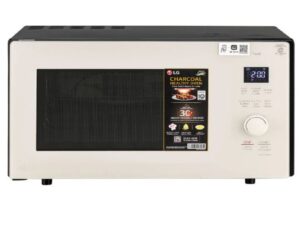 LG 28 L Scan-To-Cook Charcoal Convection Microwave Oven, Wi-Fi , Diet Fry, Motorised Rotisserie, Beige