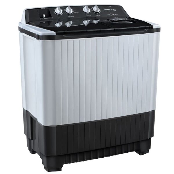 Voltas Beko 12 Kg Top Load Semi Automatic Washing Machine (Gray) Wtt120Agrt/Hb