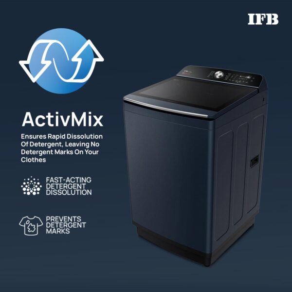 IFB 11 Kg 5 Star with DeepClean® Technology, AI Powered, Fully Automatic Top Load Washing Machine (2025 Model, TL111RB2SN, PowerSteam®, Inbuilt Heater, 5D Wash, Aqua Energie, Royal Blue) - Image 10