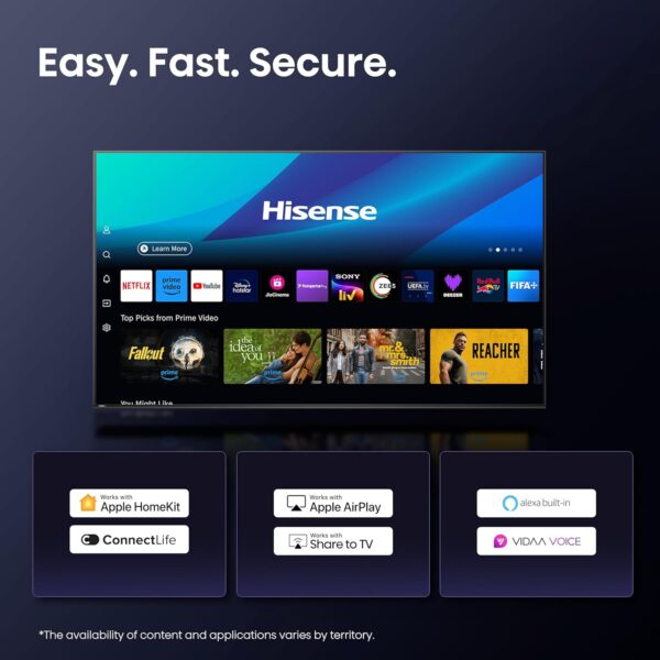 Hisense 253 cm (100 inches) U7Q Series 4K Ultra HD Smart QLED Mini LED TV 100U7Q (Black) - Image 12