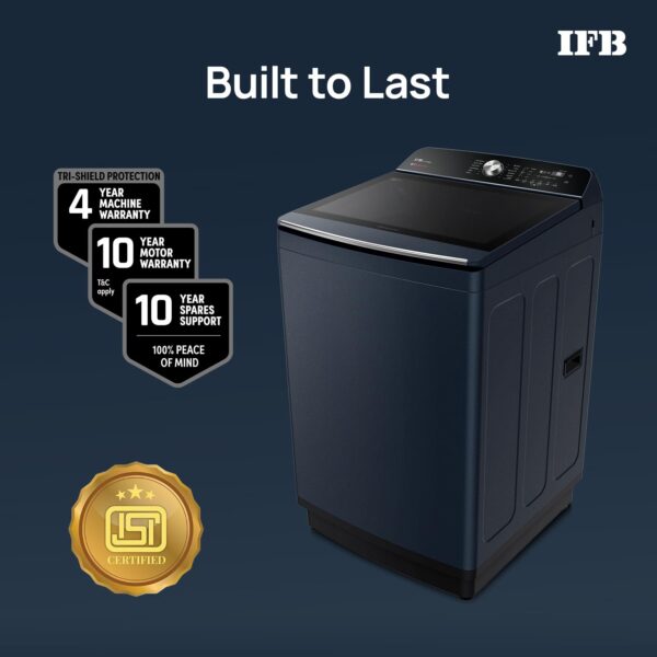 IFB 11 Kg 5 Star with DeepClean® Technology, AI Powered, Fully Automatic Top Load Washing Machine (2025 Model, TL111RB2SN, PowerSteam®, Inbuilt Heater, 5D Wash, Aqua Energie, Royal Blue) - Image 13