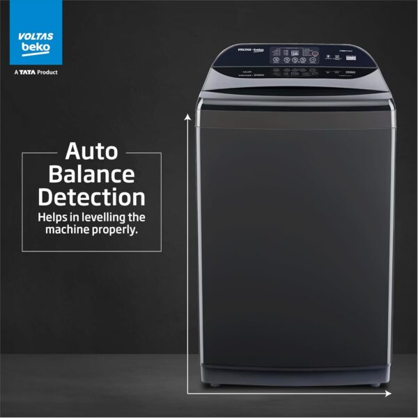 Voltas Beko, A Tata Product 11 Kg 5 Star Fully-Automatic Top Loading Washing Machine (WTL1106UEAH / OBS3060, Dark Grey, Inbuilt Heater) - Image 17