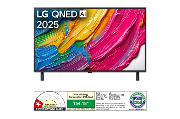 LG 108cm (43 Inch) QNED 8BA 4K UHD Smart TV (2025 Model) | α7 AI Processor Gen8 | Filmmaker Mode | Dolby Atmos | webOS 25 - Image 2