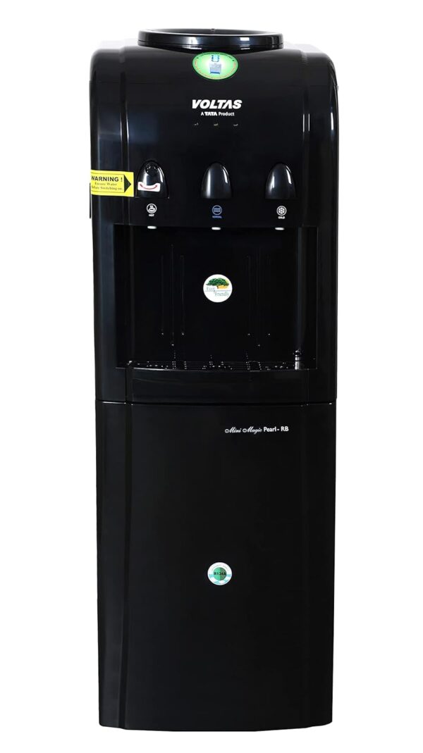 Voltas Pearl RB Hot, Cold and Normal Floor Standing Water Dispenser (Black), 15L - Image 3