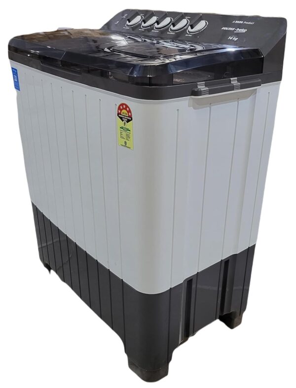 Voltas Beko, A Tata Product 14 Kg 5 Star Semi-Automatic Top Load Washing Machine (WTT140UPA/GRSSWH5PTDA, Grey, Special pulsator and Double waterfall Technology) - Image 3
