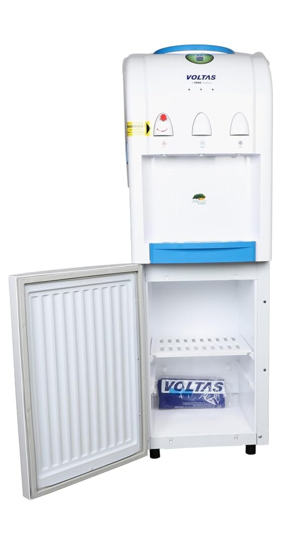Voltas Floor Mounted Water Dispenser Minimagic Pure F with Non Cooling Storage Cabinet (White) - Image 3