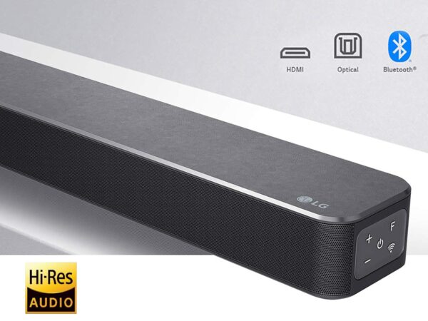 LG Soundbar SN6Y, 420W Dolby Digital Soundbar for TV with Wireless Subwoofer, 3.1Ch Home Theatre System, High Resolution Audio, DTX Virtual:X, AI Sound Pro, Bluetooth, HDMI in/Out - Image 4