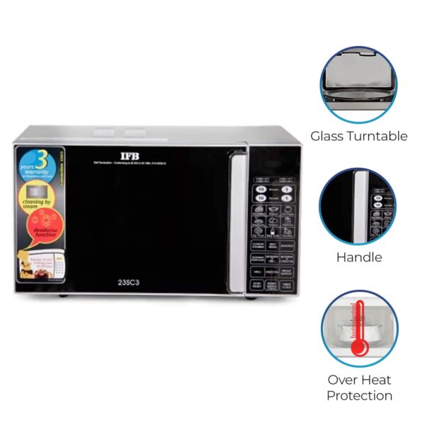 IFB 23 L Convection Microwave Oven (IFB 23SC3, Silver) - Image 4