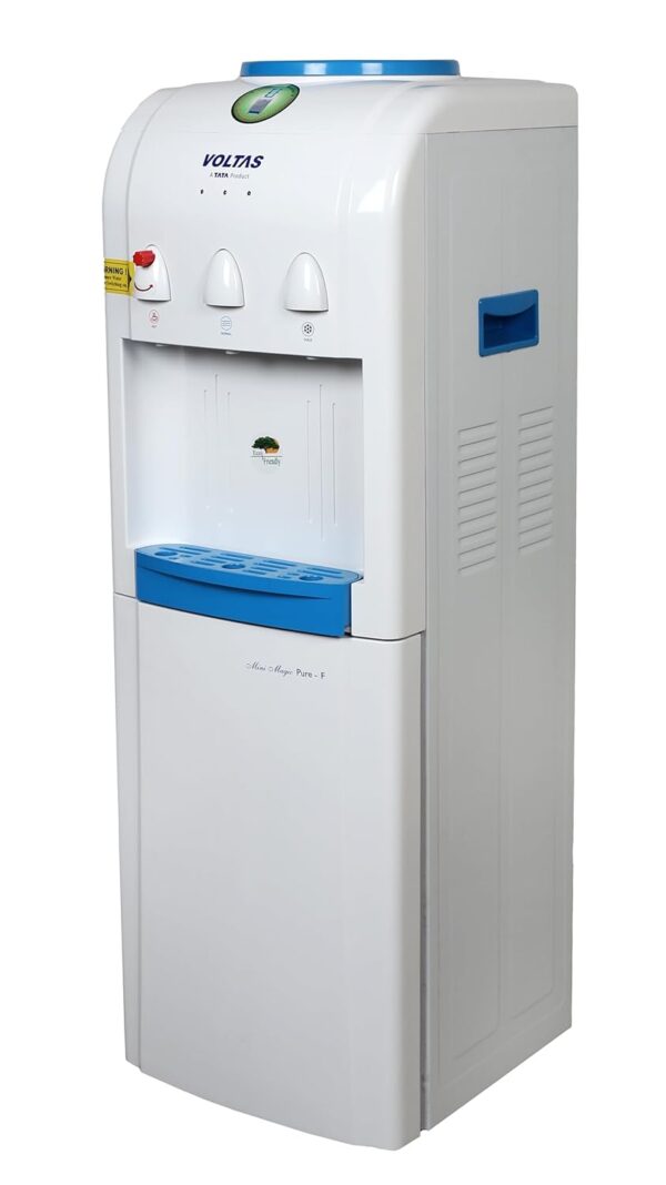 Voltas Floor Mounted Water Dispenser Minimagic Pure F with Non Cooling Storage Cabinet (White) - Image 4