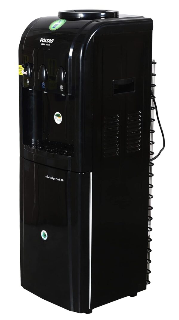 Voltas Pearl RB Hot, Cold and Normal Floor Standing Water Dispenser (Black), 15L - Image 4