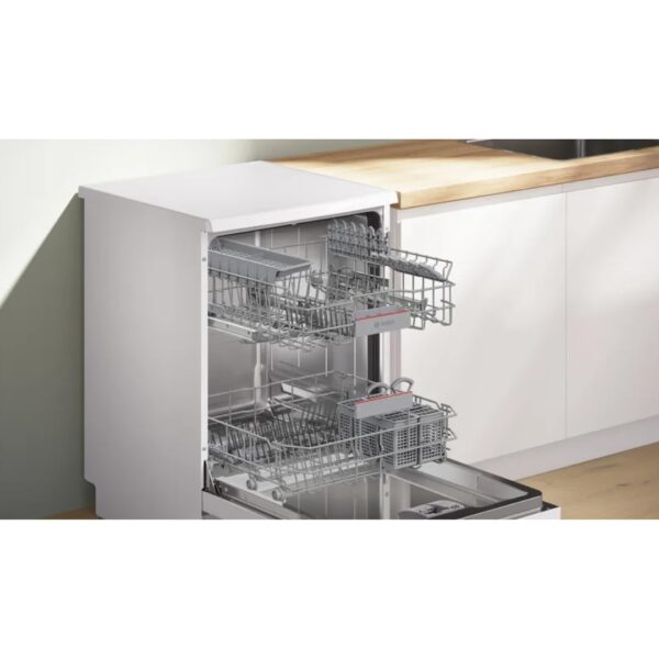 Bosch 14 Place Settings Dishwasher (SMS6IKW01I, Free-Standing, 60 cm, White, Home Connect, EcoSilence Drive, Intensive Kadhai Wash, Inverter Motor) - Image 5