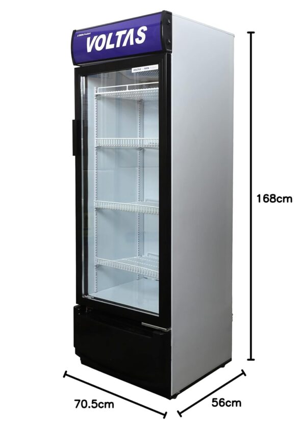 Voltas VC320/VCGT320SD Visi Cooler Plastic Single Door, Black (320L Gross, 301L Net) - Image 5