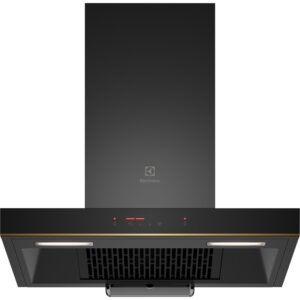Electrolux 60cm T-Box Chimney for up to 180 sqft Kitchen, AutoClean, UltimateTaste 500, Black, ECT6281G