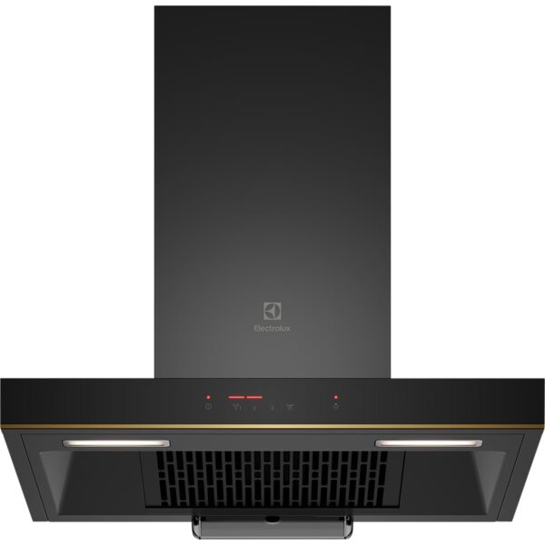 Electrolux 60cm T-Box Chimney for up to 180 sqft Kitchen, AutoClean, UltimateTaste 500, Black, ECT6281G