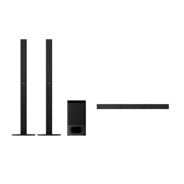 Sony HT-S700RF Real 5.1ch Dolby Audio Soundbar for TV with Tall boy Rear Speakers & Subwoofer, 5.1ch Home Theatre System (1000W, Bluetooth & USB Connectivity,HDMI & Optical Connectitvity) - Image 2