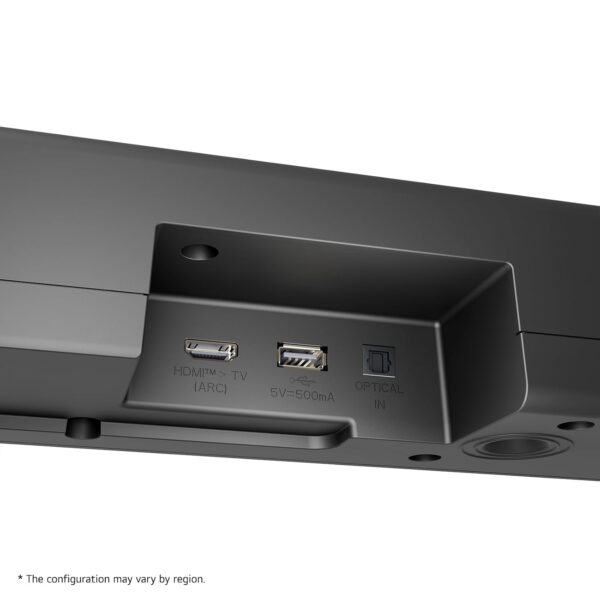 LG Soundbar S65TR, 600W, 5.1 Ch Home Theater Soundbar with Dolby Digital & DTS Digital Surround, AI Sound Pro, Wow Interface, Wireless Subwoofer & New Wireless Rear Speaker Without Receiver Box - Image 6