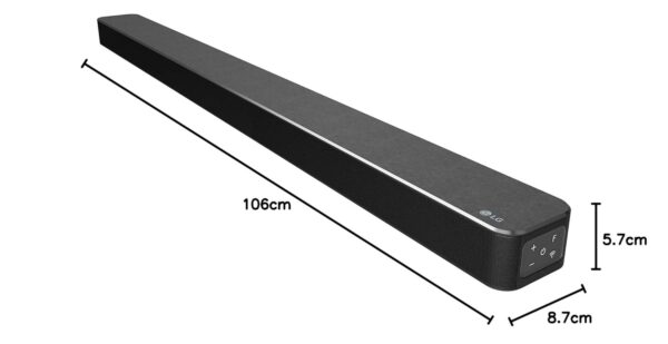 LG Soundbar SN6Y, 420W Dolby Digital Soundbar for TV with Wireless Subwoofer, 3.1Ch Home Theatre System, High Resolution Audio, DTX Virtual:X, AI Sound Pro, Bluetooth, HDMI in/Out - Image 6
