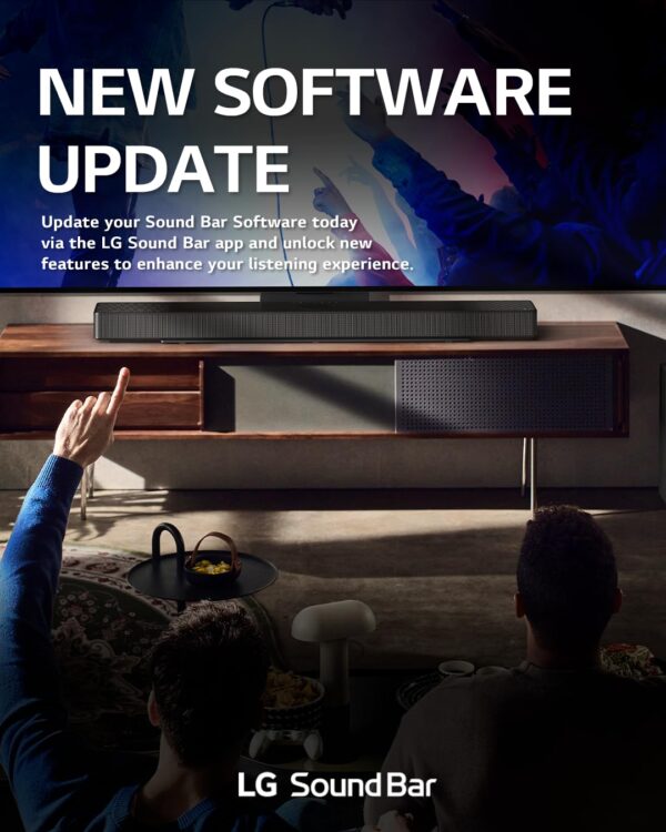 LG Soundbar S40Q, 300W Dolby Digital Soundbar for TV with Subwoofer, 2.1Ch Home Theatre System, Deep Bass, Bluetooth, HDMI - Image 6