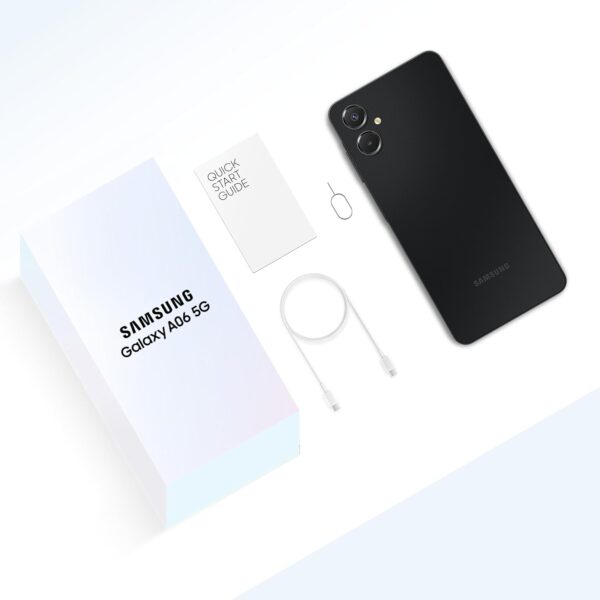 Samsung Galaxy A06 (Black, 4GB RAM, 128GB Storage) | 6.7″ HD+ Display | 50MP Dual Camera | 5000mAh Battery - Image 6
