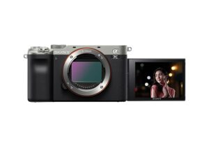 Sony Alpha ILCE-7C Compact Full Frame Camera | 4K with Flip Screen, Light Weight | Real time Tracking |Content Creation - Silver