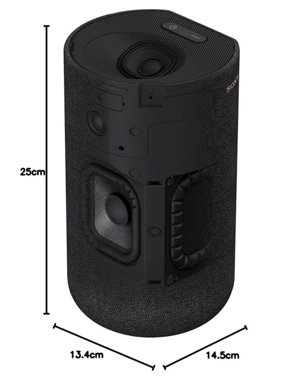 Sony SA-RS5 Wireless Rear Speakers with Built-in Battery for HT-A8000,HT-A9000 (Black) - Image 4