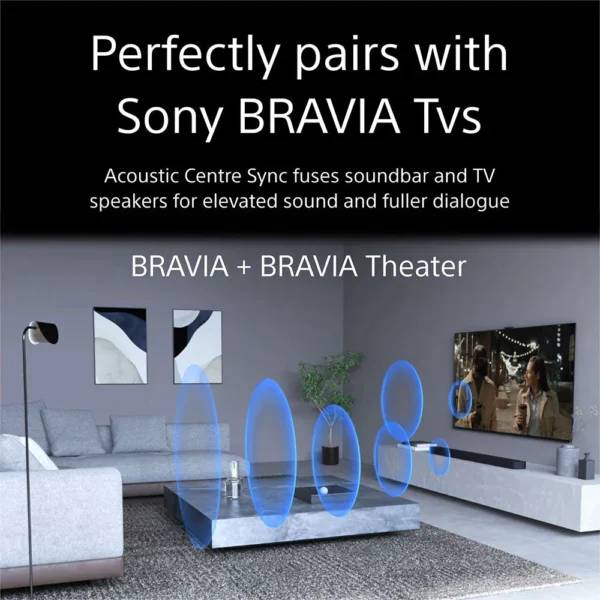 BRAVIA Theater Bar 8 Sound Bar Surround Sound Home Theater with 11 speakers, Dolby Atmos/DTS:X, 360 Spatial Sound Mapping, HDMI 2.1 and supports Spotify Connect/Apple AirPlay - Image 7