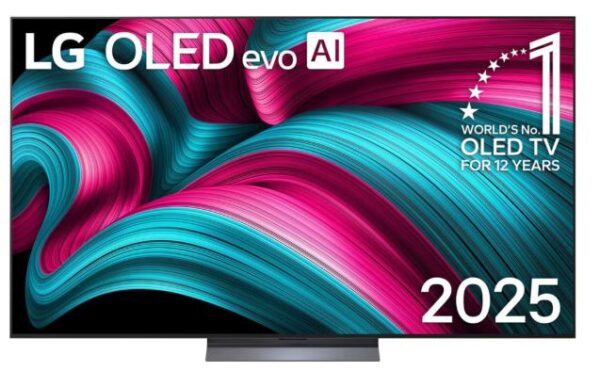 LG OLED evo AI C5 77″ 4K OLED Smart TV – α9 AI Processor Gen8, VRR 144 Hz, webOS 25