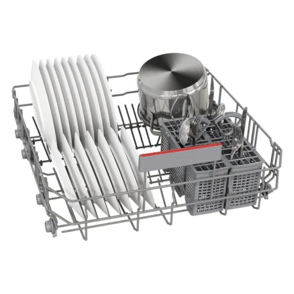 Bosch Series 6 14 Place Settings Free-standing Dishwasher (SMS6IKI01I, 60 cm, Brushed Steel, Anti-Fingerprint, Wi-Fi Enabled, EcoSilence Drive) - Image 7