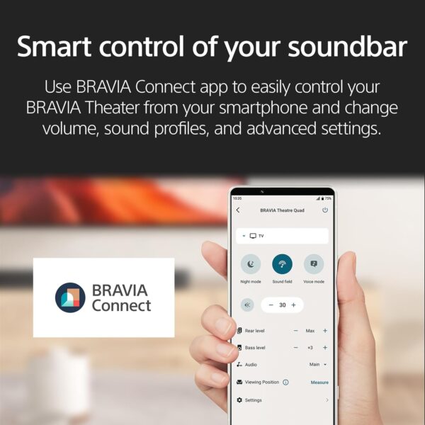 Sony New Launch Bravia Theatre Bar 8 Premium Soundbar Home Theatre System for TV with 360 Spatial Sound Mapping, HDMI, IMAX, Dolby Atmos/DTSX(HT-A8000) -Black - Image 15
