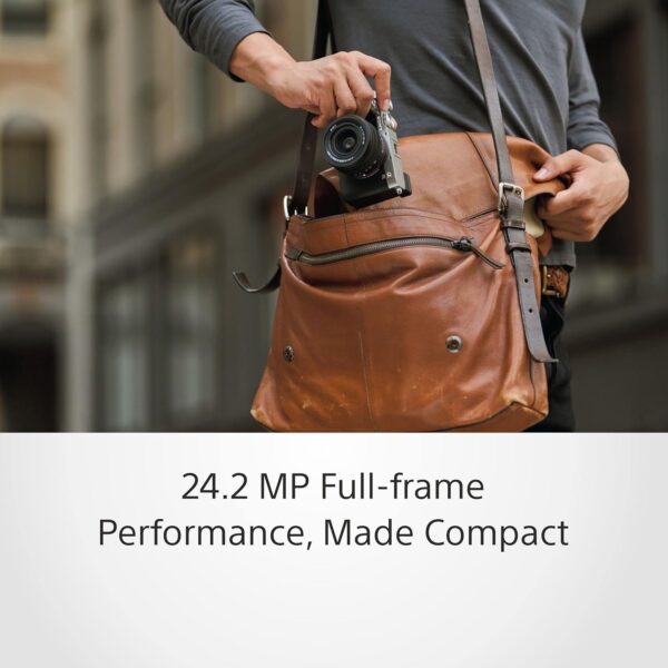 Sony Alpha ILCE-7C Compact Full Frame Camera | 4K with Flip Screen, Light Weight | Real time Tracking |Content Creation - Silver - Image 4