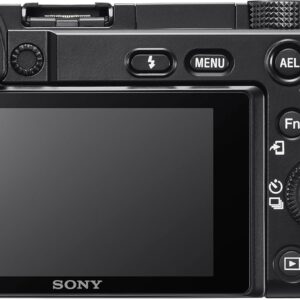 Sony New Alpha ILCE-6100X (Previously ILCE-6100Y) with Upgraded SELP1650 (Ver 2) Power Zoom Lens + SEL55210 Lens | 24.2 MP | APS-C Sensor | Fast Auto Focus | Tiltable LCD – Black