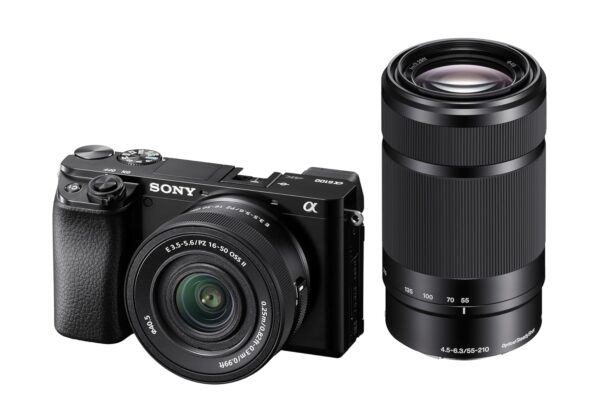 Sony New Alpha ILCE-6100X (Previously ILCE-6100Y) with Upgraded SELP1650 (Ver 2) Power Zoom Lens + SEL55210 Lens | 24.2 MP | APS-C Sensor | Fast Auto Focus | Tiltable LCD – Black - Image 4