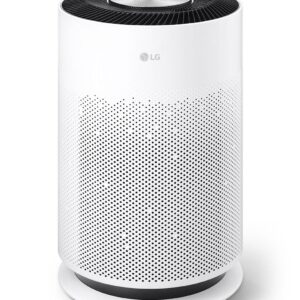 LG PuriCare 360˚ Air Purifier Hit, Multi-filtration System, Compact in Size, PM 1.0 Sensor & Indicator, Wi-Fi Enabled, H13 Filter (AS60GHWG0, White)