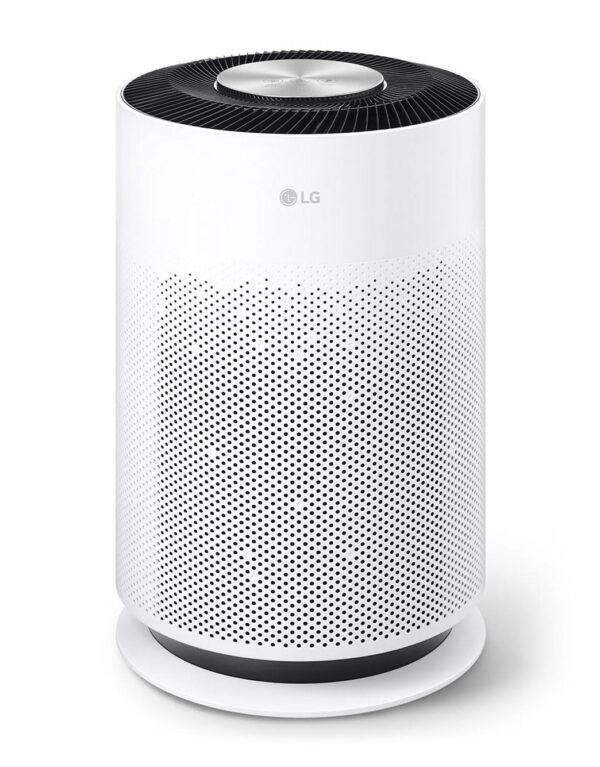 LG PuriCare 360˚ Air Purifier Hit, Multi-filtration System, Compact in Size, PM 1.0 Sensor & Indicator, Wi-Fi Enabled, H13 Filter (AS60GHWG0, White)