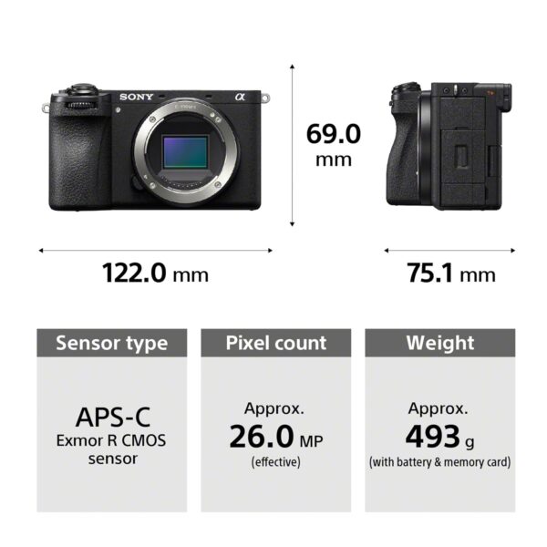 Sony Alpha ILCE-6700M APS-C Interchangeable-Lens Mirrorless Camera (Body + 18-135 mm Power Zoom Lens) | Made for Creators | 26.0 MP | Artificial Intelligence based Autofocus | 4K 60p Recording - Black - Image 4