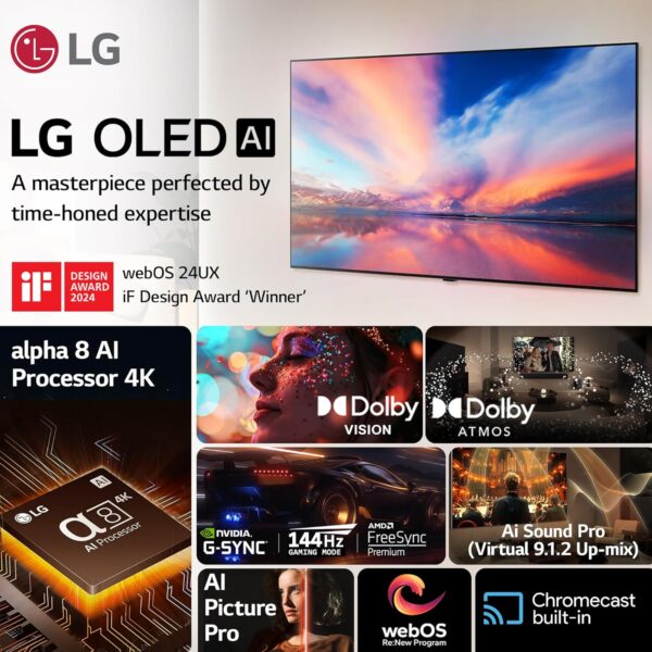 LG 164 cm (65 Inches) OLED B4 Series 4K Ultra HD (3840 x 2160) Smart webOS OLED TV OLED65B46LA - Image 17