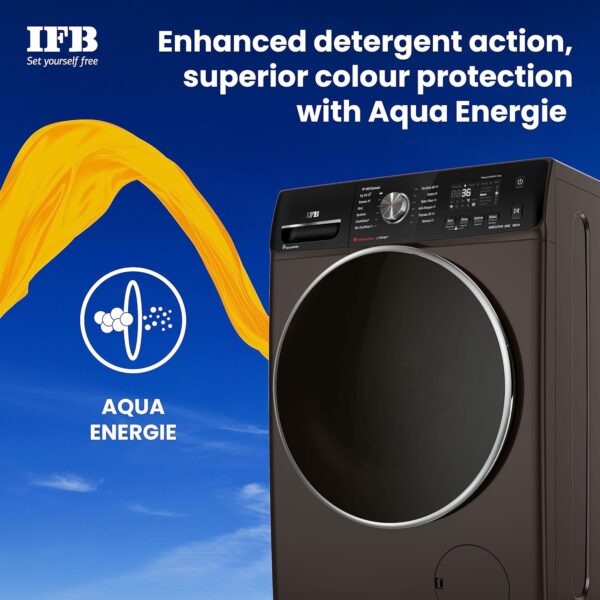 IFB 9 Kg 5 Star AI Eco Inverter Fully Automatic Front Load Washing Machines with Wifi (EXECUTIVE MXC 9014, Mocha, Oxyjet™ 9 Swirl Wash, 4 Years Comprehensive Warranty) - Image 6
