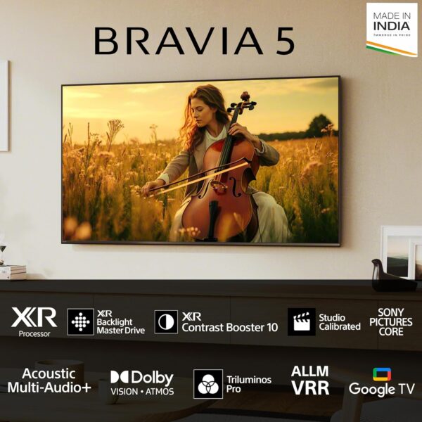 Sony 189 cm (75 inches) BRAVIA 5 Series 4K Ultra HD Smart Mini LED Google TV K-75XR55A - Image 10