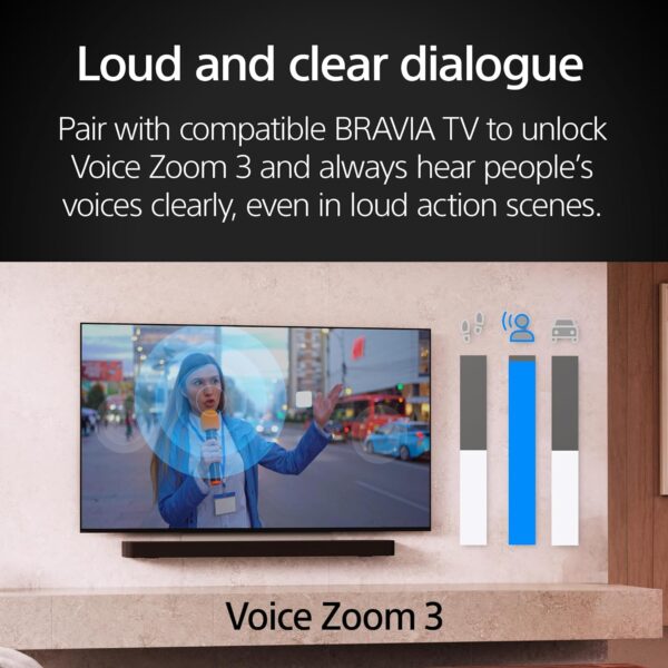Sony New Launch Bravia Theatre Bar 8 Premium Soundbar Home Theatre System for TV with 360 Spatial Sound Mapping, HDMI, IMAX, Dolby Atmos/DTSX(HT-A8000) -Black - Image 11