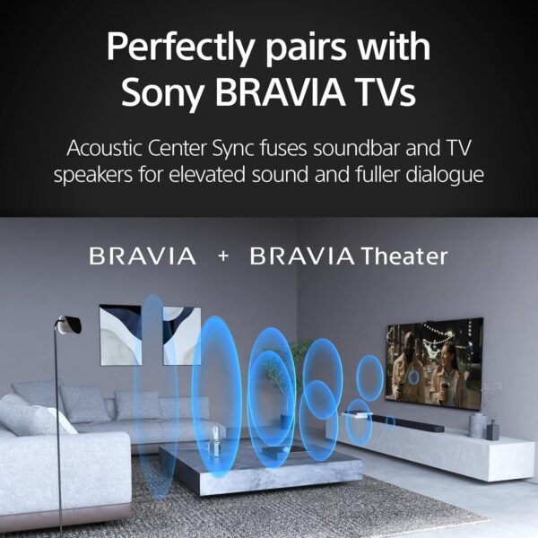 Sony New Launch Bravia Theatre Bar 8 Premium Soundbar Home Theatre System for TV with 360 Spatial Sound Mapping, HDMI, IMAX, Dolby Atmos/DTSX(HT-A8000) -Black - Image 12