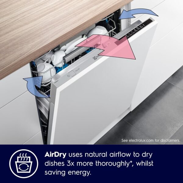 Electrolux 13 Place Settings Dishwasher Machine for Home, Fully Automatic with AirDry, In-Built Heater, White, UltimateCare 300, ESA47220SW - Image 5