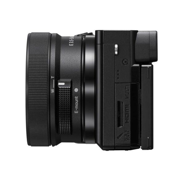 Sony New Alpha ILCE-6100X (Previously ILCE-6100Y) with Upgraded SELP1650 (Ver 2) Power Zoom Lens + SEL55210 Lens | 24.2 MP | APS-C Sensor | Fast Auto Focus | Tiltable LCD – Black - Image 8