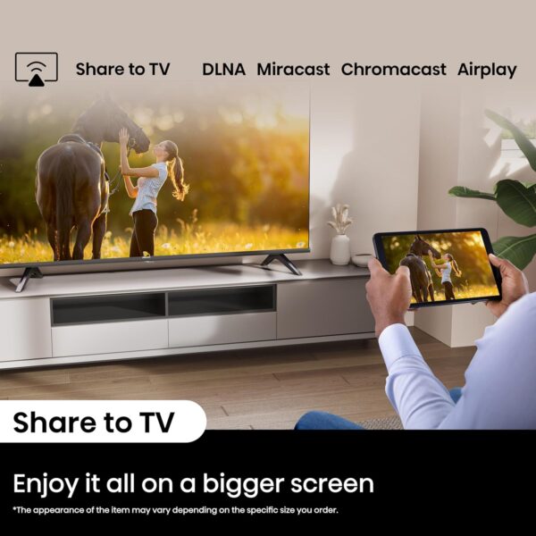 Hisense 108 cm (43 inches) E43N Series Full HD Smart Google LED TV 43E43N (Black) - Image 6