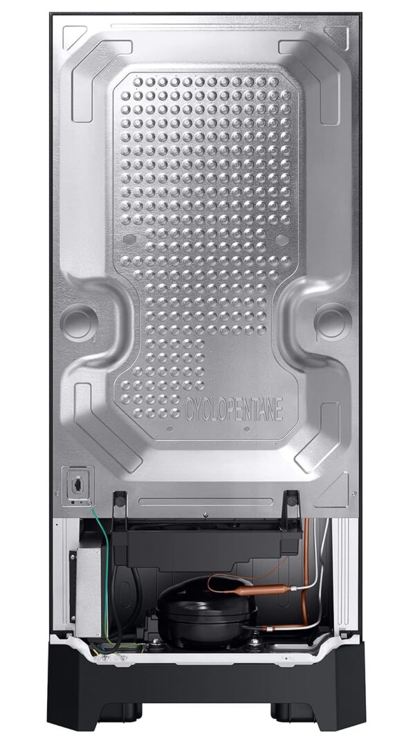 Samsung 189L 5 Star Inverter Direct-Cool Single Door Refrigerator Appliance (RR21C2H25DX/HL,Luxe Brown) Base Stand Drawer - Image 10