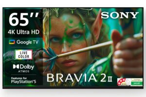 Sony 164 cm (65 inches) BRAVIA 2M2 Series 4K Ultra HD Smart LED Google TV K-65S25M2