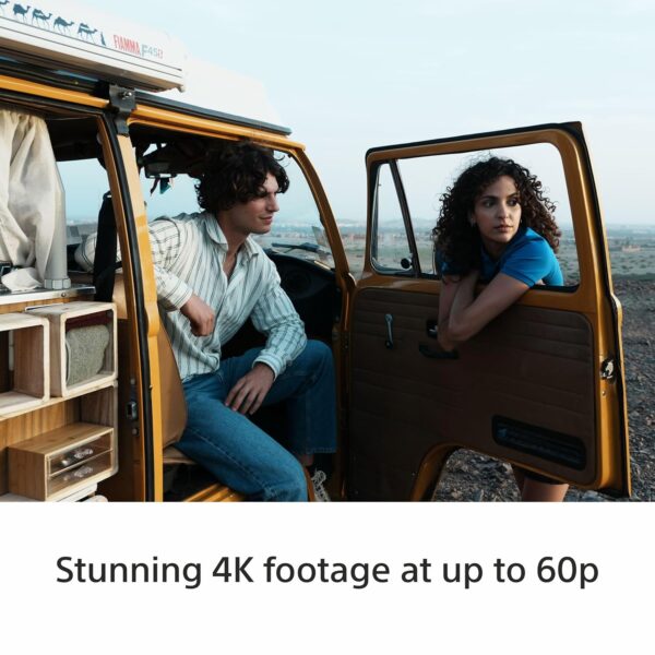 Sony Alpha ZV-E10M2 26 MP Interchangeable Lens Mirrorless Vlog Camera for Creators | APS-C Sensor | 4K 60p with 10bit 4:2:2 Recording - (Black) - Image 8